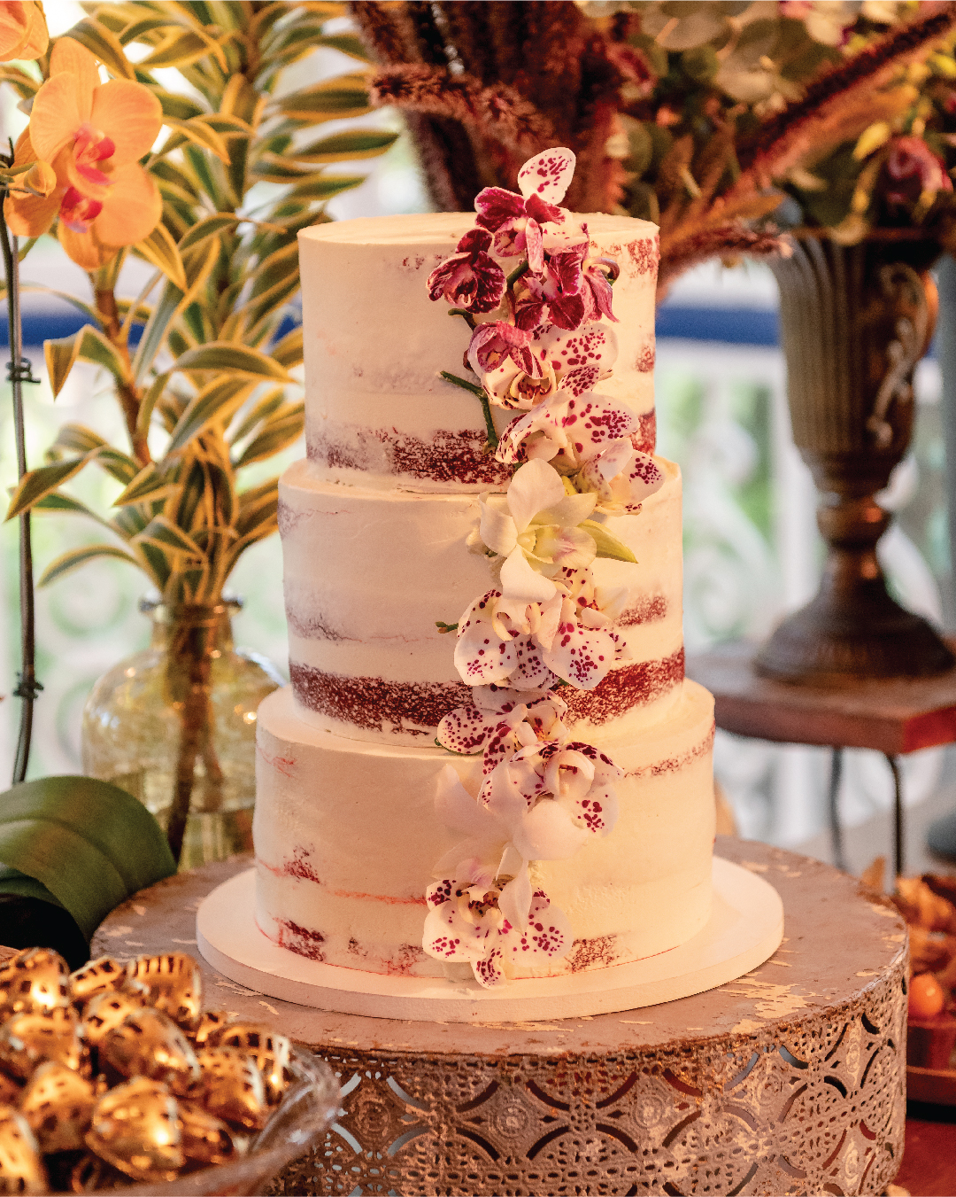 A escolha do bolo de casamento