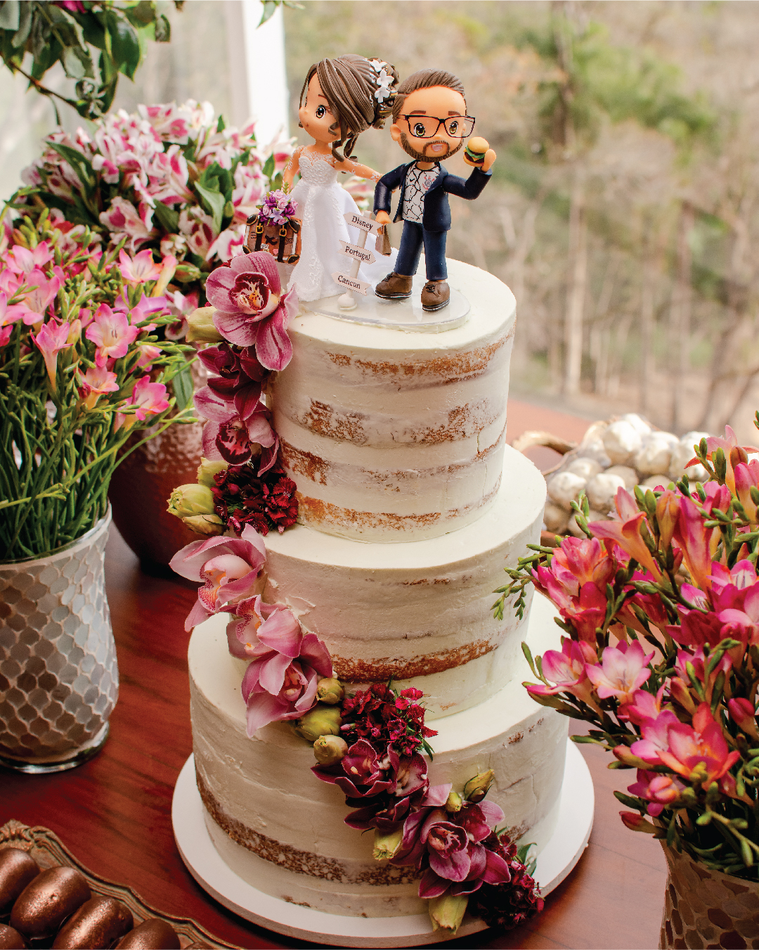 Tipos de bolo de casamento
